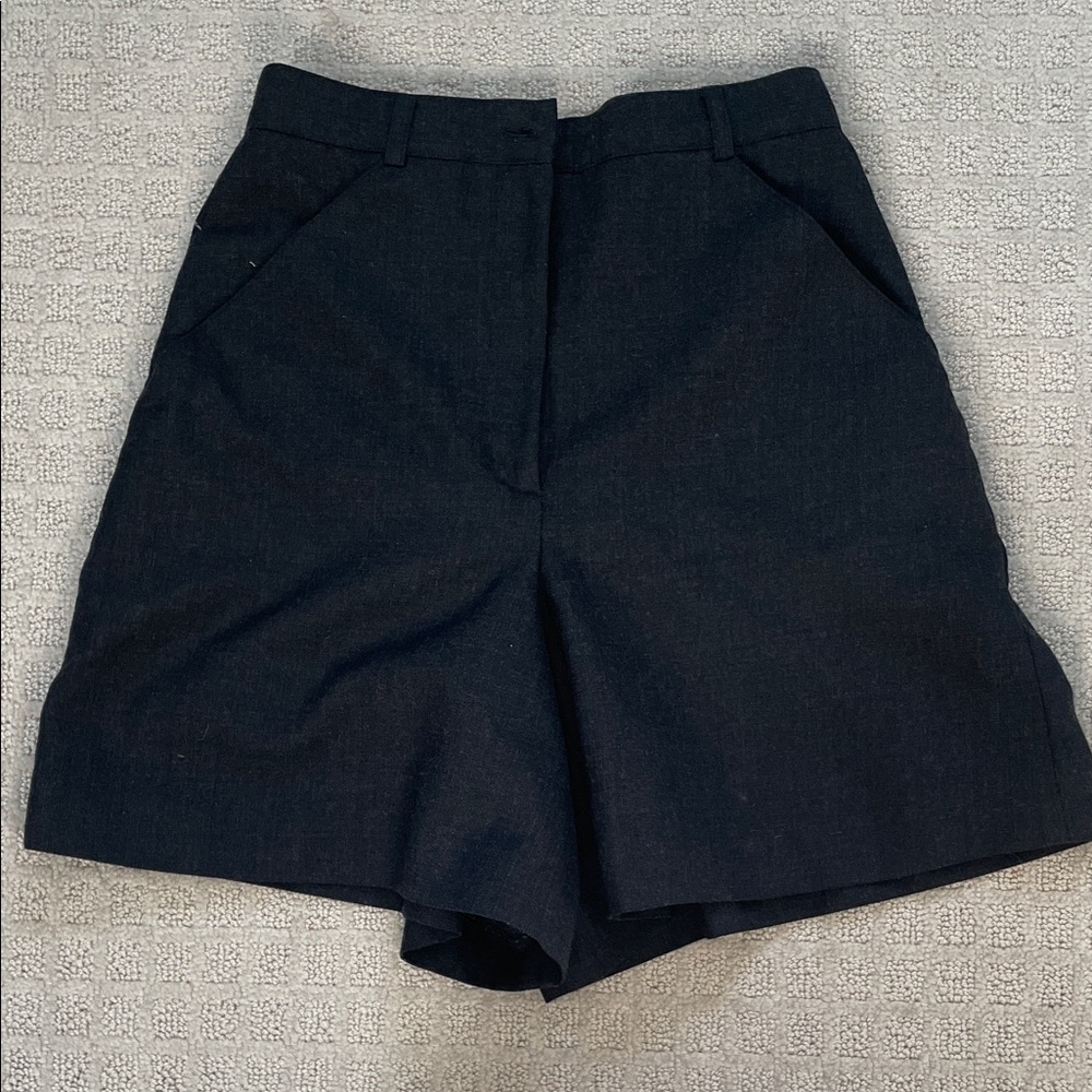 High Waist Black Women's Shorts